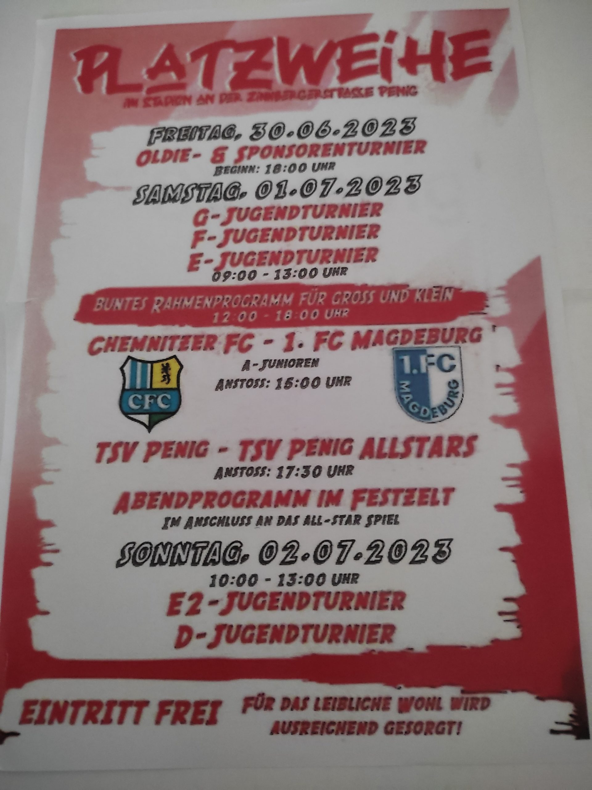 Fußballfest in Penig